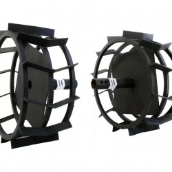 Комплект метални колела за култиватор / мотофреза  (D440mm , полуоска 32mm)