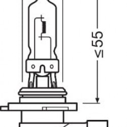 Крушка 12V 65W HB3 Tungsram (1бр.)