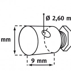 Комплект 10 бр. нипели за спирачен/ускорителен кабел (model 1)