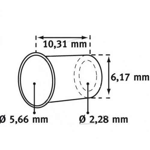 Комплект 10 бр. нипели за спирачен/ускорителен кабел (model 2)