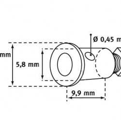 Комплект 10 бр. нипели за спирачен/ускорителен кабел (model 4)