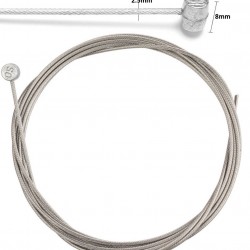 Спирачен кабел (заден) за скутер (без риза) 2.2m