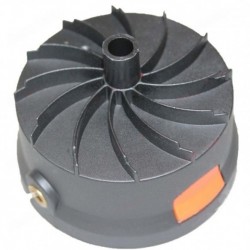 Кордова глава за моторни тримери/коси (електрически) с корда (оранжева) Ø 6mm