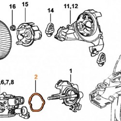 Фланец карбуратор на моторен трион Stihl MS231, MS241, MS25, MS261, MS271, MS291