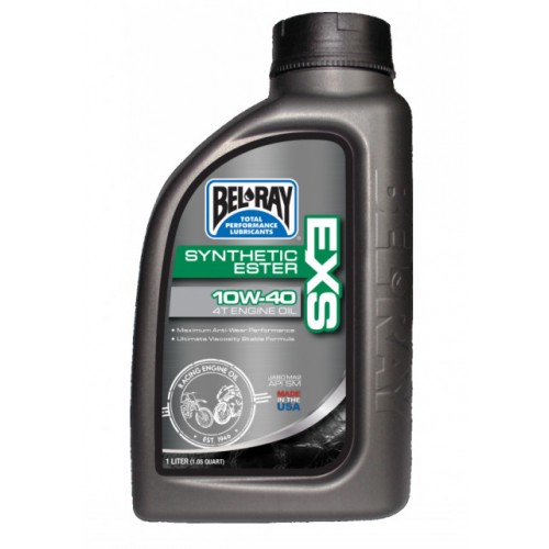 Масло Bel-Ray EXS Ester Synthetic 10W-40 1L(за двигатели 4T)