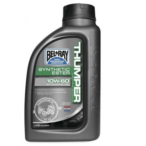 Масло Bel-Ray Thumper Racing Works Synthetic Ester 10W-60 1L(за 4Т двигатели)