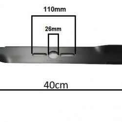 Универсален нож за тревна косачка 40cm (+шайби)