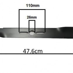 Универсален нож за тревна косачка 47.6cm (+шайби)