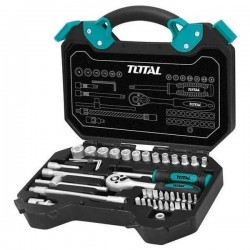 Комплект тръбен ключ и тренажор 45 броя Total Tools