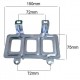 Защитен протектор за бензинов резервоар за моторни тримери/косачки model 4 (метален)