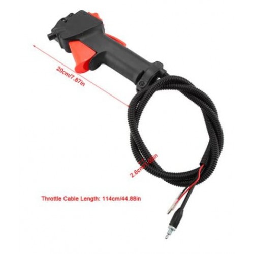 Дръжка / ръкохватка за газ за моторни тримери с реглаж (114 см)