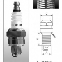 Свещ за моторен трион/косачка Brisk SR14C