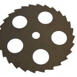 Циркулярен диск за моторни тримери/косачки (черен с дупки)