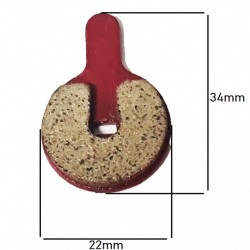 Комплект накладки дискова спирачка за електрическа тротинетка (модел 3)
