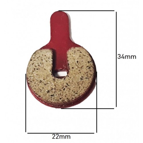 Комплект накладки дискова спирачка за електрическа тротинетка (модел 3)