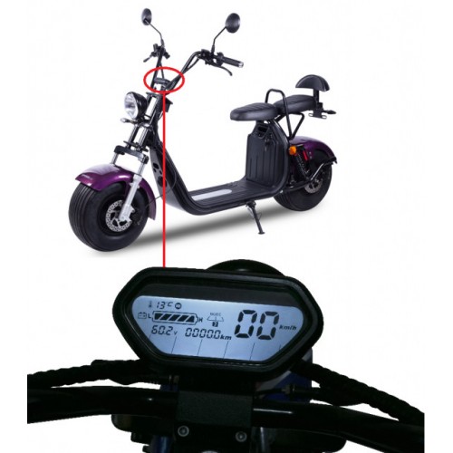 Километраж електрически скутер City Coco (60V) model 1